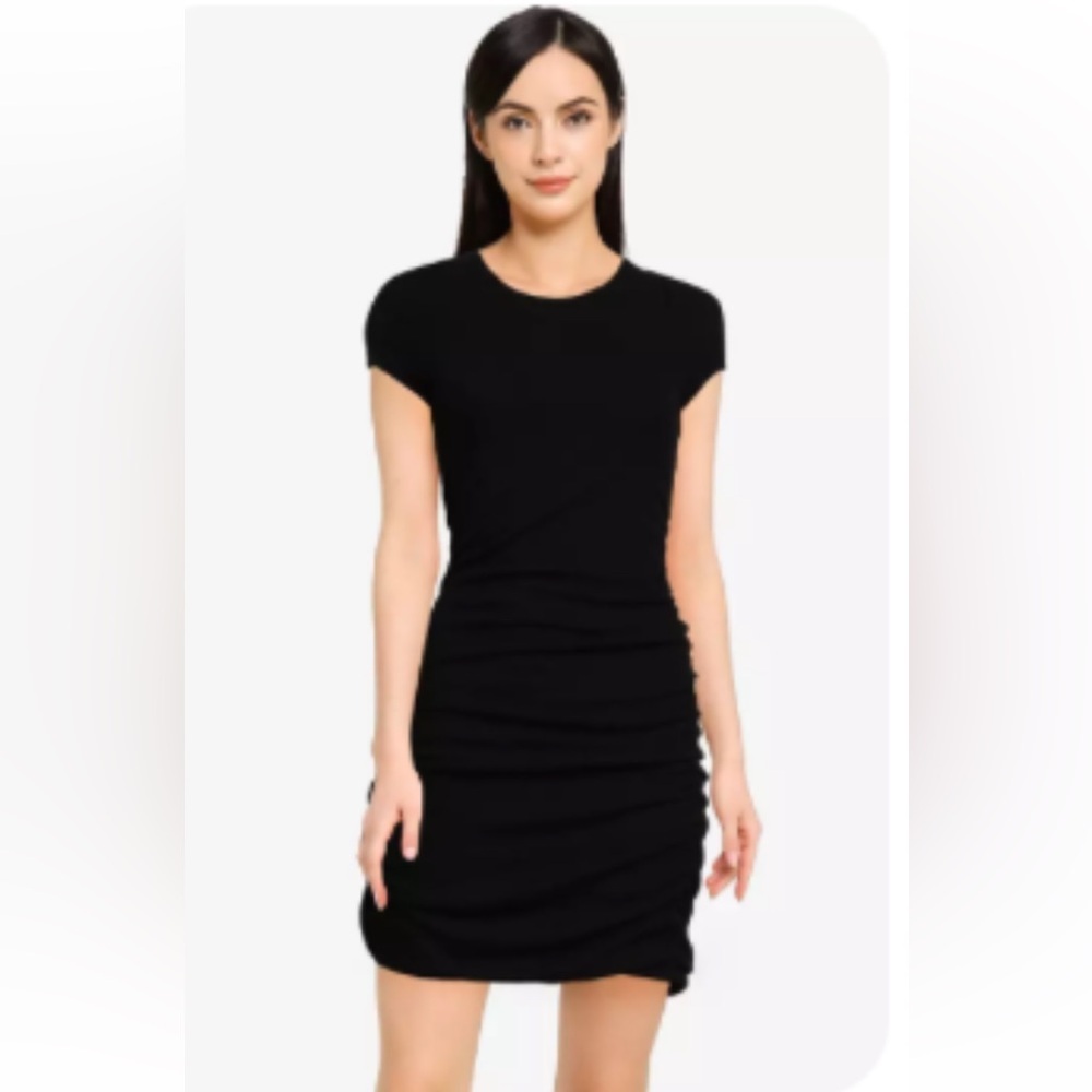 Supre Black Open Back Bodycon Dress - Size Smalll